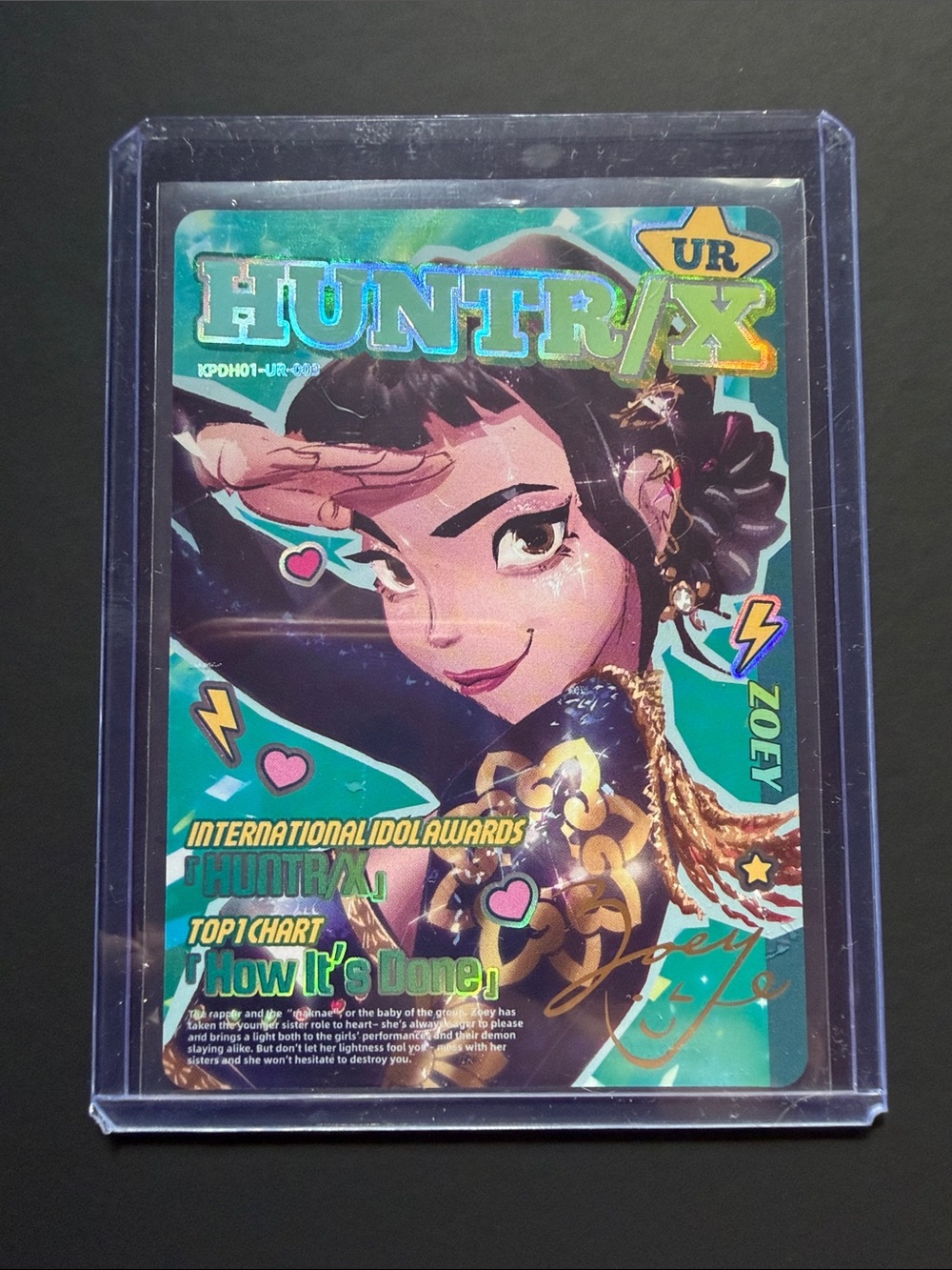 UR Collectible Card - Teal ZoeY